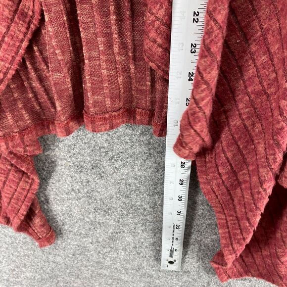 Boneau Cardigan Women XL Red V-Neck Long Sleeve One Button Knit Rayon Casual - Picture 8 of 9